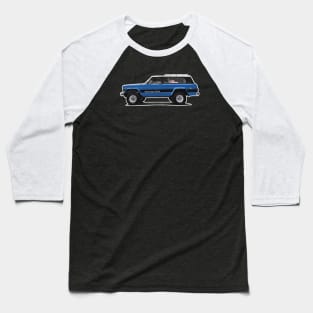 FSJ Beach Truck - Blue, Weathered, Darks Baseball T-Shirt